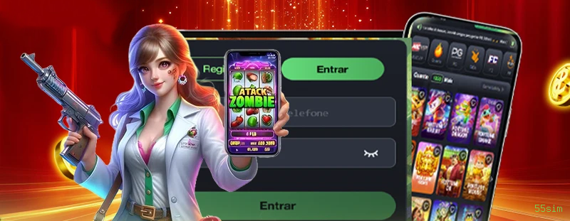 Login seguro na 55sim